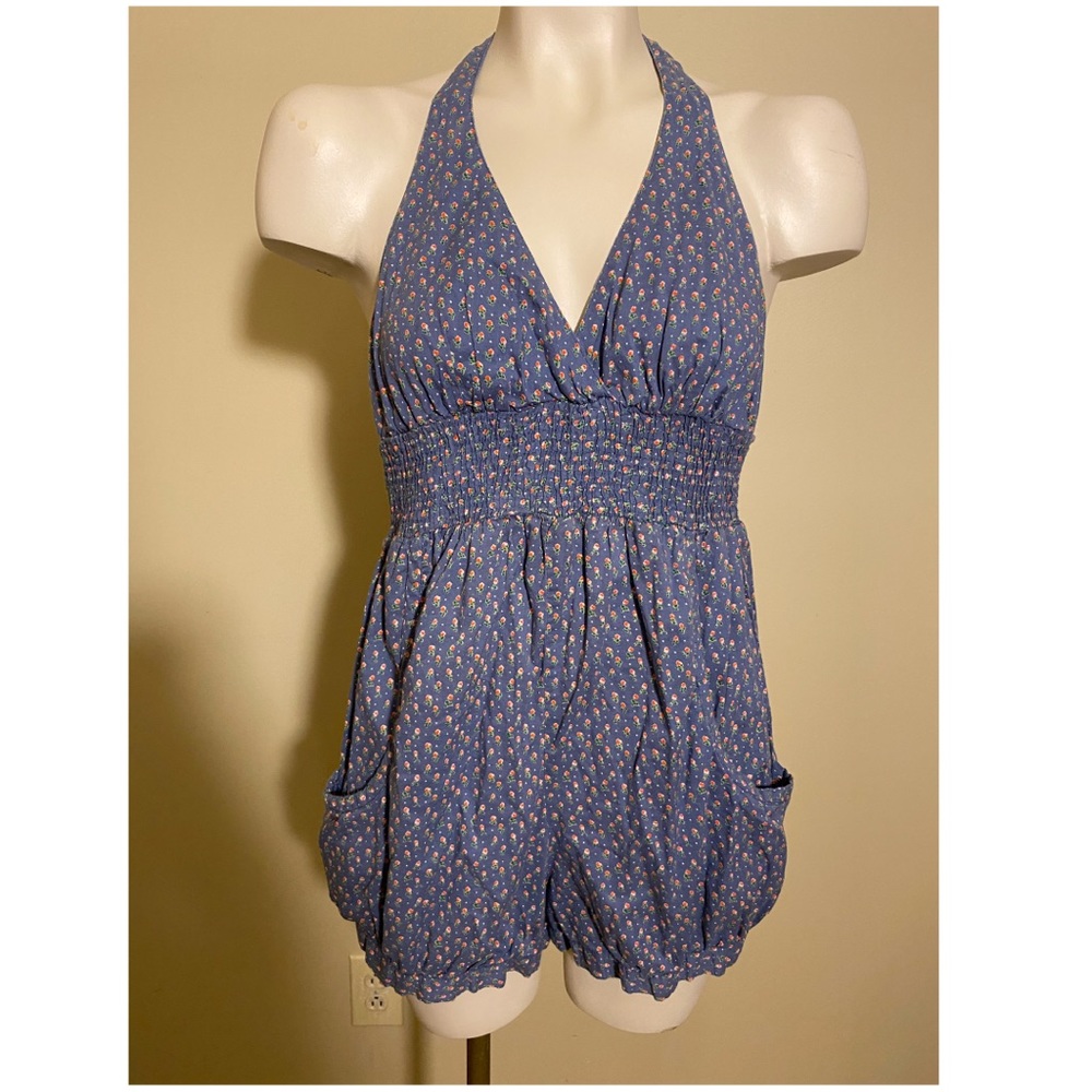 Fire Los Angeles Floral Halter Romper
